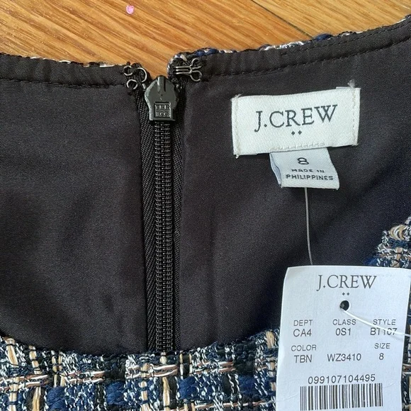 NWT Jcrew Tweed Dress size 8 - Picture 7 of 8